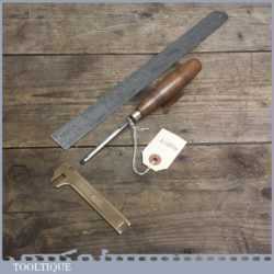 Vintage Forged Steel Carving Chisel by S J ADDIS & SONS - Sharpened and Honed