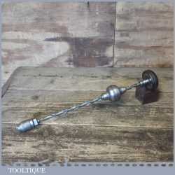 Rare Vintage North Brothers USA 15” Yankee No: 50 Spiral Reciprocating Drill 1902