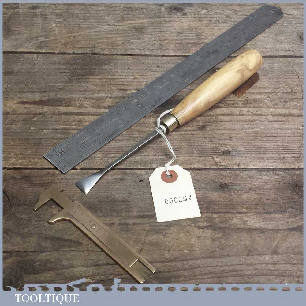 Vintage Forged Steel Carving Chisel By WILLIAM MARPLES