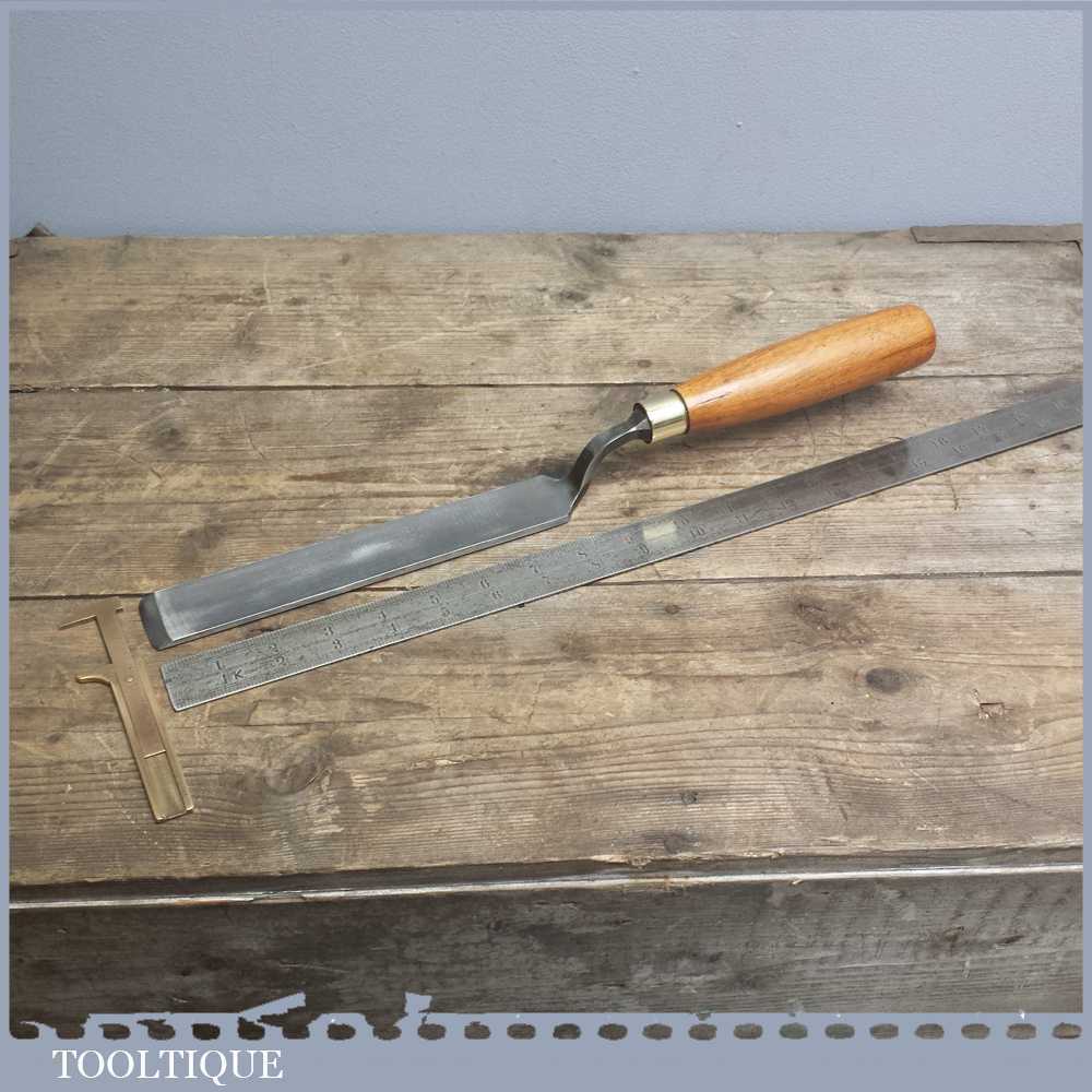 Vintage Forged Steel Cranked Paring Chisel By ASHLEY ISLES