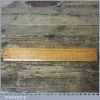 Very Rare Antique Imperial 12″ Boxwood Gunter’s Scale Ruler - Good Condition