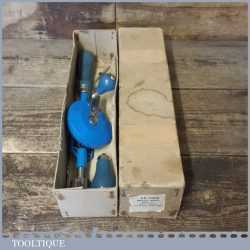 Vintage Boxed Footprint Egg Beater Hand Drill Quick Release - Good Condition