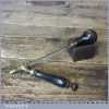 Rare Quality Antique Jeweller’s Brass Steel Archimedes Drill Ebonised Handles