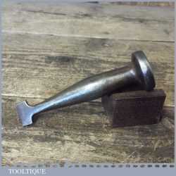 Vintage Shoemaker’s Leatherworking Closer’s Paste Fitter’s Pattern Hammer