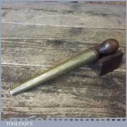 Antique Th Manteau Depose Jeweller's Brass Beech Handled Ring Sizer