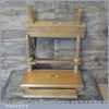 Vintage Dryad Of Leicester Beechwood Bookbinders Finishing Press & Stitching Frame