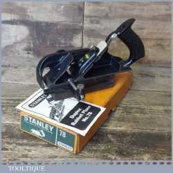 Vintage Boxed Stanley No: 78 Duplex Rabbet Plane - Very Good Condition