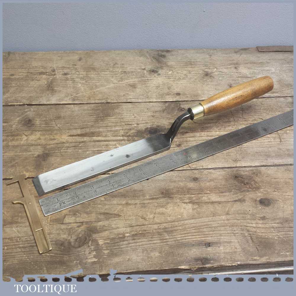 Vintage Forged Steel Cranked Paring Chisel By WILLIAM MARPLES