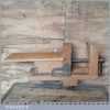 Vintage Tiranti London Beechwood Carving Vice Scopas Chops - Good Condition