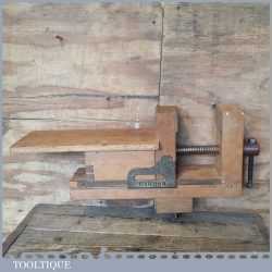 Vintage Tiranti London Beechwood Carving Vice Scopas Chops - Good Condition