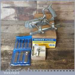 Vintage Boxed Record No: 050a Combination Plough Plane - Fully Refurbished