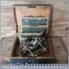 Vintage Stanley Sweetheart USA No: 55 Combination Plough Plane 4 Sets Cutters - Fully Refurbished