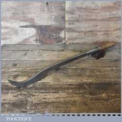 Vintage Carpenters I Sorby 9/16” Heavy Swan Neck Lock Mortice Chisel - Good Condition