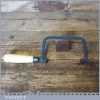 Eclipse Coping Saw Beechwood Handle - Good Condition