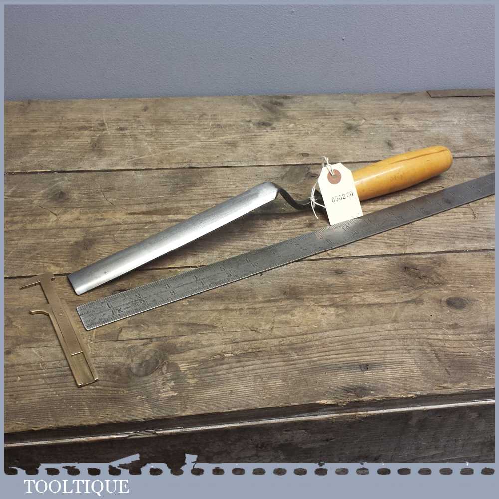 Vintage Forged Steel Cranked Paring Chisel By WILLIAM MARPLES