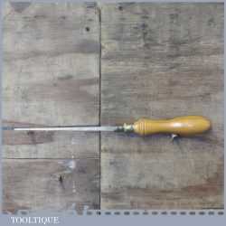 Vintage Beechwood Brass Padsaw Good Saw Blade - Good Condition