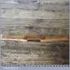 Vintage Robt Sorby & Sons Beechwood Spokeshave Brass Plated Sole