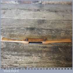 Vintage Robt Sorby & Sons Beechwood Spokeshave Brass Plated Sole