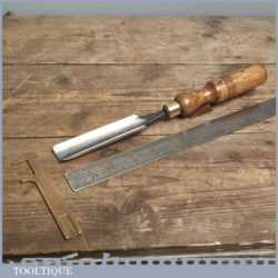 Vintage Forged Steel Gouge Chisel By A RIDGE & SONS - Sharpened and Honed