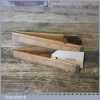 Vintage Rabone No: 1380 2ft Boxwood Brass Folding Ruler