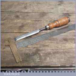 Vintage Bevel Edge Chisel By WALLINS of Sweden - Sharpened and Honed