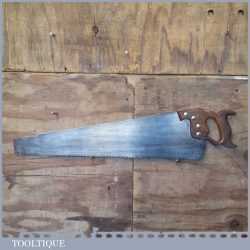 Vintage c1930’s Spear & Jackson 26” Rip Saw 4 ½ TPI - Sharpened Refurbished