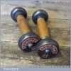 Antique Eugene Sandow 1867-1925 Patent Dumb Bells - Good Condition