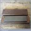 Vintage 8" X 2" Medium Grit Oilstone In Nice Box - Good Condition