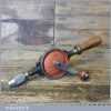 Vintage Stanley No: 803 Egg Beater Hand Drill Keyless Chuck - Good Condition