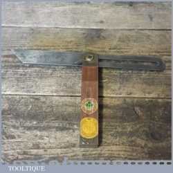 Vintage William Marples & Sons 10 ½” Rosewood Brass Quick Release Sliding Bevel