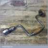 Vintage G. Shelton Pre Ratchet Woodworking Brace 10” Swing - Good Condition