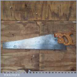 Vintage Spear & Jackson 26” Cross Cut Hand Saw 8 TPI - Sharpened