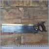 Antique 1877-1902 Alexander Marshall Glasgow 16” Brass Back Tenon Saw - Sharpened