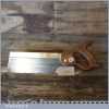 Vintage Spear & Jackson 10” Brass Back Tenon Saw 15 TPI - Sharpened RIP