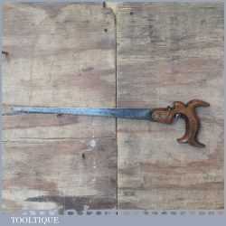Antique R Groves & Sons Sheffield c.1848 13½” Keyhole Saw 7” TPI - Sharpened