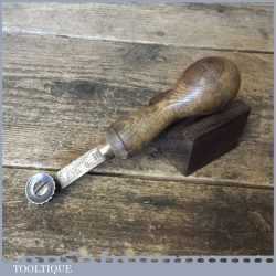 Vintage George Barnsley Leatherworking No: 8 Fudge Wheel - Good Condition