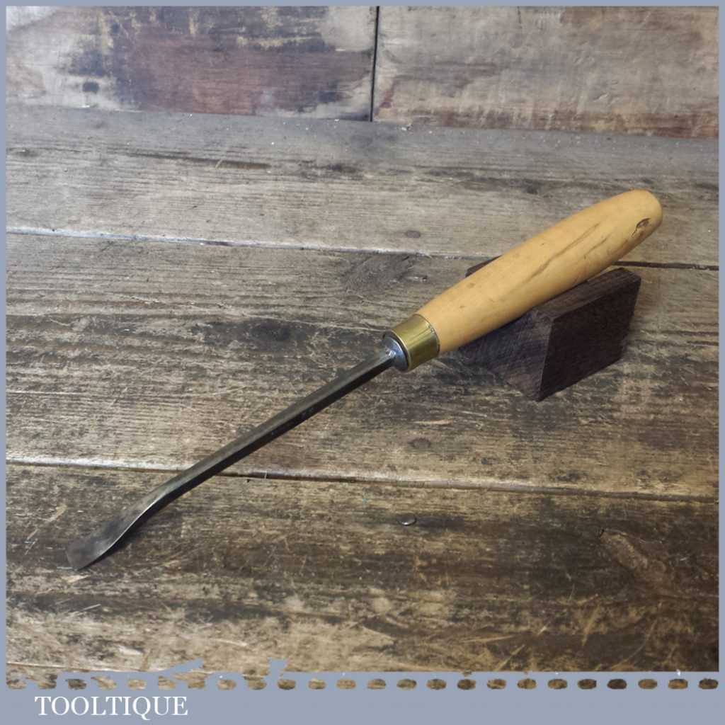 Vintage No: 22 S J Addis 3/8” Wood Carving Spoon Bit Skew Chisel - Sharpened Honed