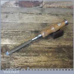 Vintage carpenter’s 19/32” heavy duty, socketed firmer chisel