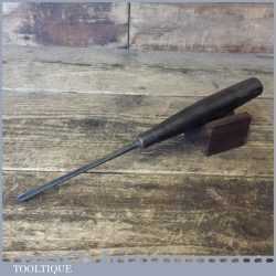 Vintage J B Addis & Sons 1/4” Wood Carving V Parting Chisel - Sharpened Honed