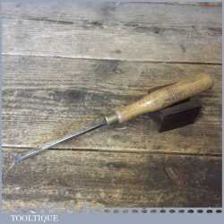 Vintage I Sorby 1/4” Carpenter’s Firmer Chisel - Sharpened Honed