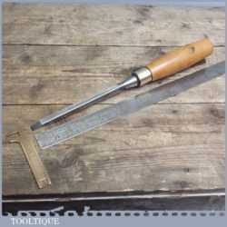 Vintage Forged steel Mortice Chisel By MARPLES - Sharpened and Honed