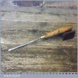 Vintage W Marples 7/32” Wood Carving Gouge Chisel - Sharpened Honed