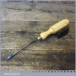 Vintage No: 23 Herring Bros 7/16” Wood Carving Spoon Gouge Chisel - Sharpened