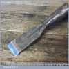 Vintage Groves 1 3/8” Heavy Duty Socketed Framing Chisel - Sharpened Honed