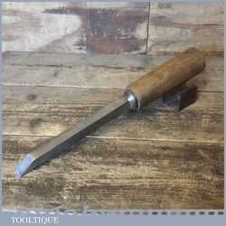 Large Vintage W Marples Sheffield 3/4” Cast Steel Mortice Chisel - Sharpened Honed