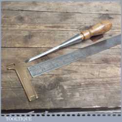 Vintage forged steel socketed chisel by UNION of the USA