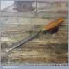 Vintage C Parkin 7/8” Pattern Makers Bevel Edge Paring Chisel - Sharpened Honed