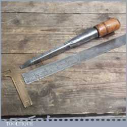 Vintage Forged Steel Paring Chisel By J HOWARTH - Sharpened and Honed