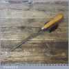 Vintage W Marples & Sons 3/8” Flat Firmer Paring Chisel - Sharpened Honed