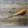 Vintage I Sorby 3/8” Firmer Chisel Boxwood Handle - Sharpened Honed